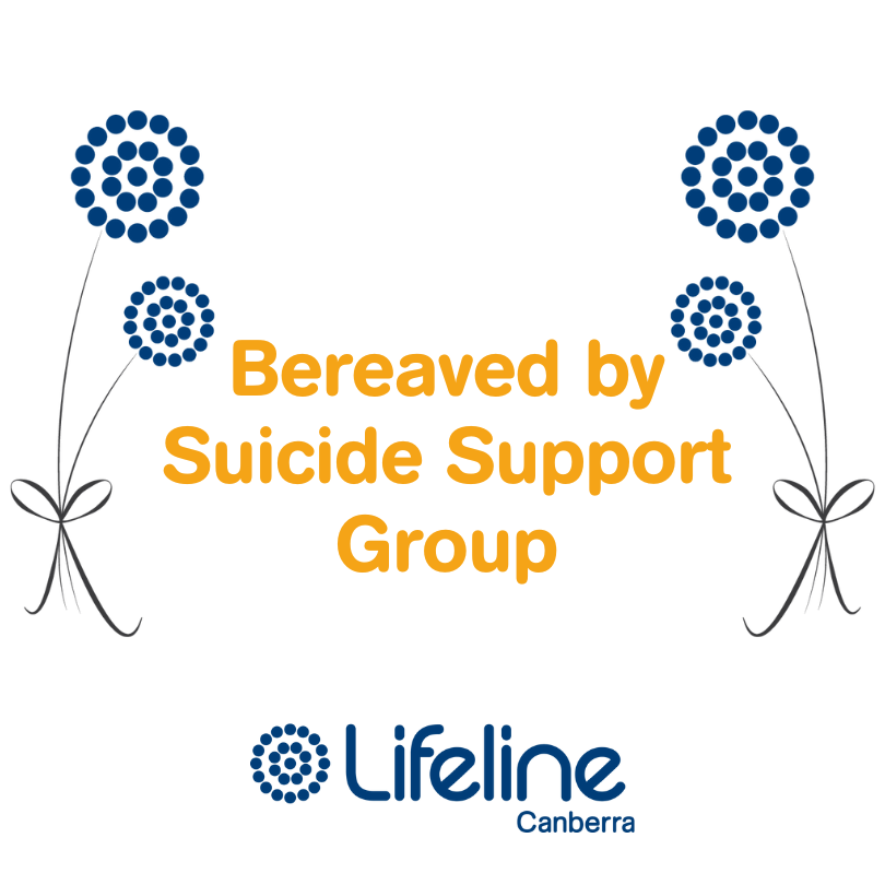 Lifeline Canberra Bereaved by Suicide Support Group web tile